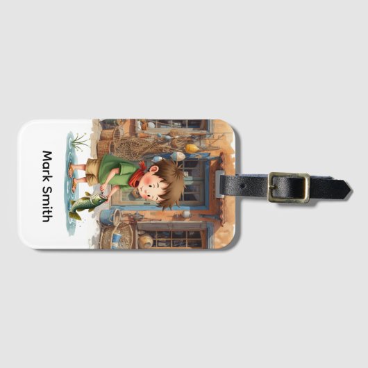 bagagelabel voor Gevist liefhebbers (Voorkant (horizontaal))