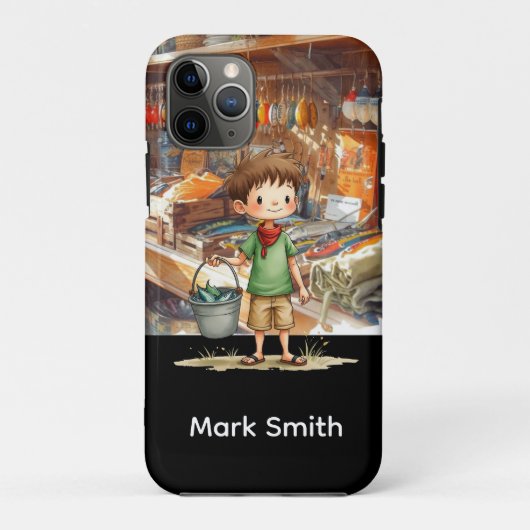 bagagelabel voor Gevist liefhebbers Case-Mate iPhone Case (Achterkant)