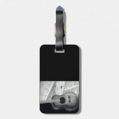 Bagagelabel voor gitaar & vel muziek (Achterkant verticaal)