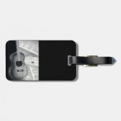 Bagagelabel voor gitaar & vel muziek (Achterkant horizontaal)