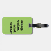 bagagelabel voor Golfers (Achterkant horizontaal)