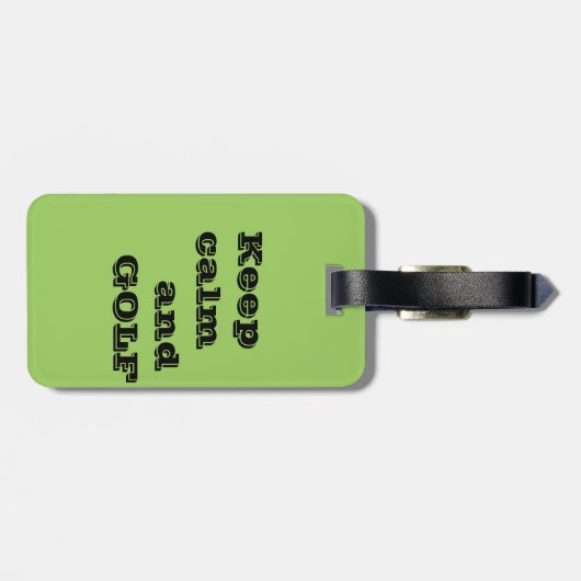 bagagelabel voor Golfers (Achterkant horizontaal)