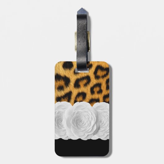 Bagagelabel voor het afdrukken van dieren (Achterkant verticaal)