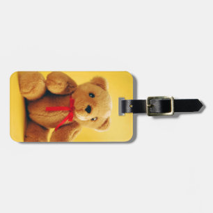 Bagagelabel voor het drukken van teddybeer
