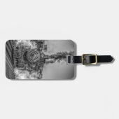 Bagagelabel voor het ontwerpen van  stoomtreinen (Voorkant horizontaal)