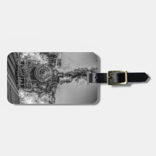 Bagagelabel voor het ontwerpen van  stoomtreinen (Voorkant horizontaal)