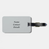 Bagagelabel voor het ontwerpen van  stoomtreinen (Achterkant horizontaal)