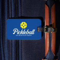 Bagagelabel voor het reizen naar de Pickleball-min