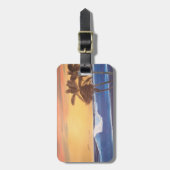 Bagagelabel voor het schilderen van Hawaï (Voorkant verticaal)