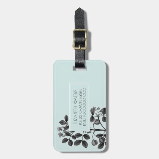 Bagagelabel VOOR HET VERKEER VAN PLANTEN (Voorkant verticaal)