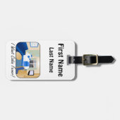 Bagagelabel voor kabelkoorts (persoonlijk) (Voorkant horizontaal)