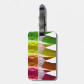 Bagagelabel voor kleurrijke onderkleding (Achterkant verticaal)