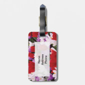 Bagagelabel voor kleurrijke Tulp Flowers (Achterkant verticaal)