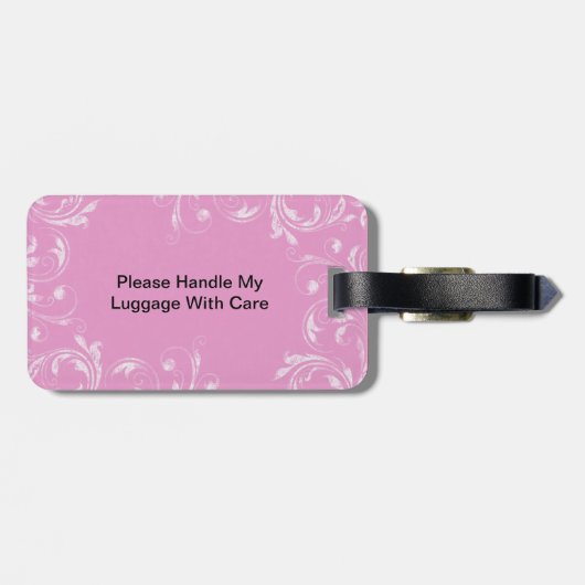 bagagelabel voor meisjes (Achterkant horizontaal)