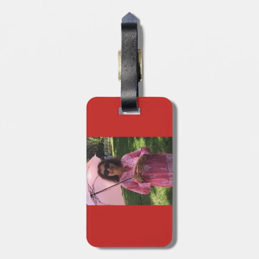 bagagelabel voor mijn moeder (Achterkant verticaal)