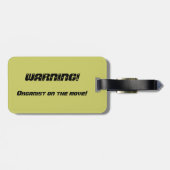 Bagagelabel voor organisatoren (Achterkant horizontaal)