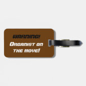 Bagagelabel voor organisatoren (Achterkant horizontaal)