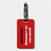 Bagagelabel voor organisten (Achterkant verticaal)