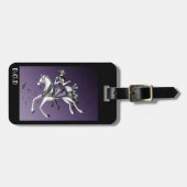 Bagagelabel voor paardenrennen (Voorkant horizontaal)