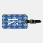 Bagagelabel voor paarsgewijze paardenracebeweging  (Voorkant horizontaal)