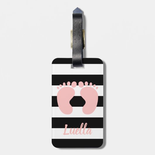 Bagagelabel voor persoonlijk baby (Achterkant verticaal)