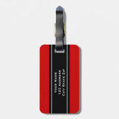 Bagagelabel voor persoonlijk gebruik van Cherry Re (Achterkant verticaal)