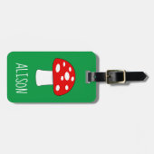 Bagagelabel voor persoonlijke paddenstoelen voor k (Voorkant horizontaal)