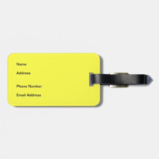 Bagagelabel voor regenboogspieren (Achterkant horizontaal)