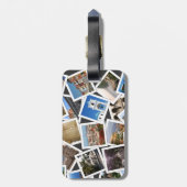 Bagagelabel voor reisfoto's (Achterkant verticaal)