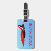 Bagagelabel voor reizen (Voorkant verticaal)