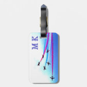 Bagagelabel voor reizen (Achterkant verticaal)