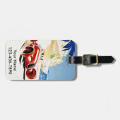  Bagagelabel voor reizen naar Monaco (Voorkant horizontaal)