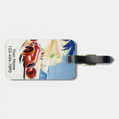  Bagagelabel voor reizen naar Monaco (Achterkant horizontaal)