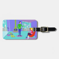  Bagagelabel voor rolschaatsen