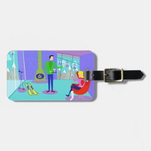 Bagagelabel voor rolschaatsen