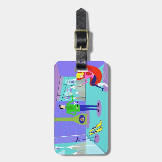  Bagagelabel voor rolschaatsen (Voorkant verticaal)