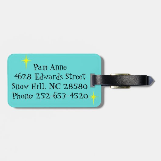  Bagagelabel voor rolschaatsen (Achterkant horizontaal)