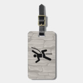 Bagagelabel voor rottenbeklimming (Voorkant verticaal)