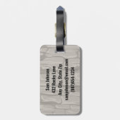 Bagagelabel voor rottenbeklimming (Achterkant verticaal)