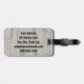 Bagagelabel voor rottenbeklimming (Achterkant horizontaal)