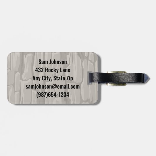 Bagagelabel voor rottenbeklimming