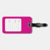  bagagelabel voor schrijfmachinepatroon (Achterkant horizontaal)