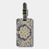 Bagagelabel voor speciaal aangepast blauw en goudb (Voorkant verticaal)