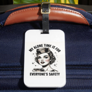 Bagagelabel voor stewardess