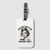 Bagagelabel voor stewardess (Voorkant (verticaal))