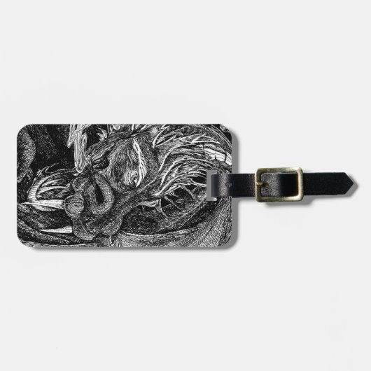 Bagagelabel voor tekstbagage (Voorkant horizontaal)