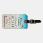 Bagagelabel voor Tropische Bestemmingsweddenschap (Voorkant horizontaal)