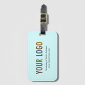 Bagagelabel voor Visitekaartje Custom Logo Branded (Voorkant (verticaal))