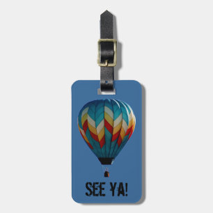 Bagagelabel voor warmluchtballon
