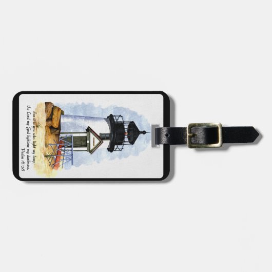 Bagagelabel vuurtoren (Voorkant horizontaal)